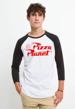 Disney Toy Story Pizza Planet - Longsleeve - White Black