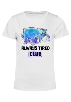 Disney Winnie The Pooh Eeyore Tired Club - T-Shirt Print - White -Disney 002c949583864cb8abb6492a4e1432c2 scaled