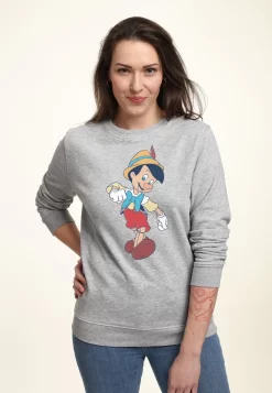 Disney Pinocchio Vintage Pinocchio - Sweater - Heather Grey