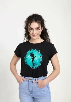Disney The Little Mermaid Ariels Grotto - T-Shirt Print - Black -Disney 0303d64559ce44a09cb04216ecde654f