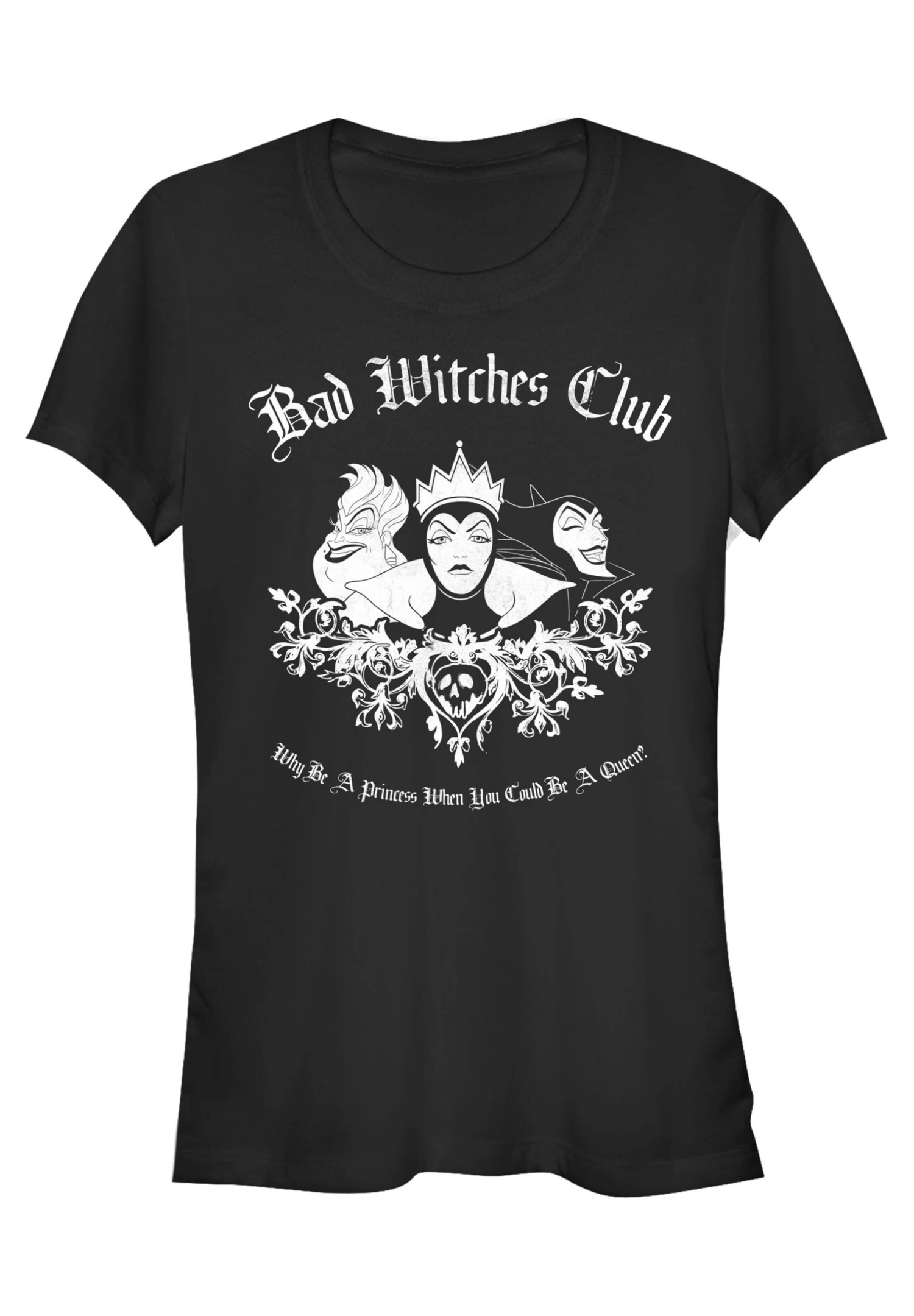 Disney Villains Bad Witch Club - T-Shirt Print - Black 1 Disney Villains Bad Witch Club - T-Shirt Print - Black
