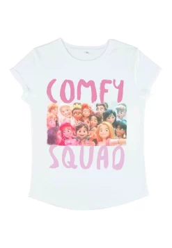 Disney Wreck-It Ralph 2 - Comfy Squad Selfie - T-Shirt Print - White -Disney 0a6cc6cc6c244b61a3588661a14816cb scaled