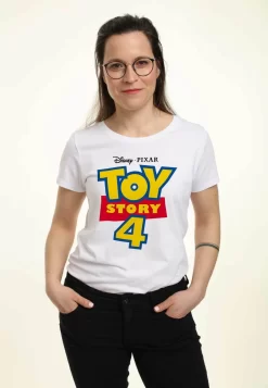 Disney Toy Story Full Color Logo - T-Shirt Print - White