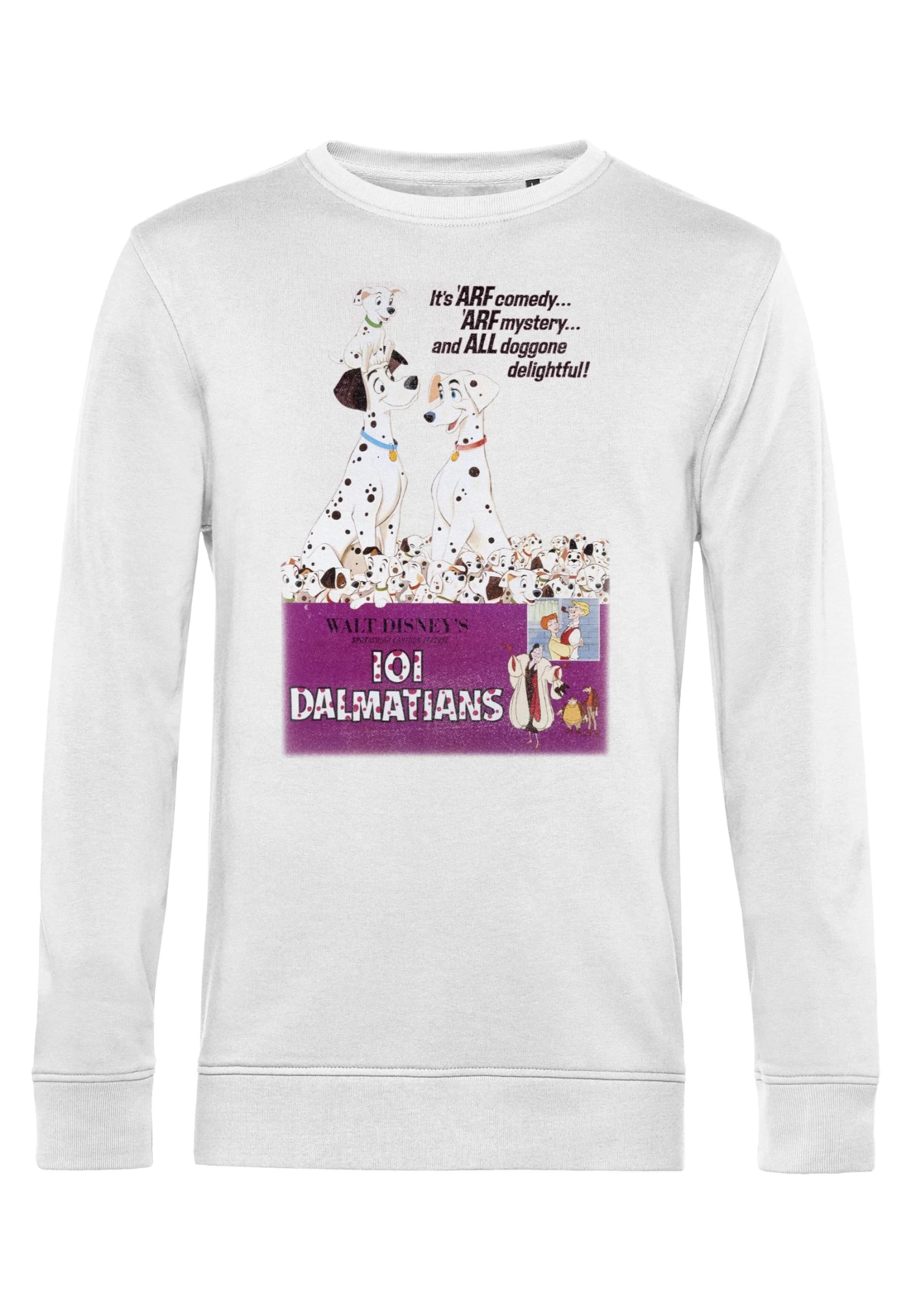 Disney 101 DalmatiansVintage Poster Variant - Sweater - White 4 Disney 101 DalmatiansVintage Poster Variant - Sweater - White - Afbeelding 4