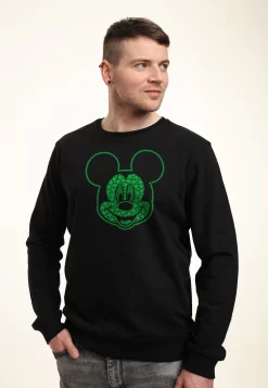 Disney Classic Mickey Micky Shamrocks - Sweater - Black -Disney 0d716cca8d6445bba0cbdb9f2bdc84a5 scaled