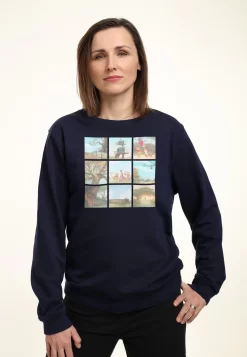 Disney Winnie The Pooh Scenes - Sweater - Navy Blue
