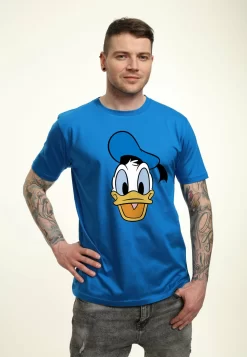 Disney Classic Mickey Big Face Donald- T-Shirt Print - Bright Blue -Disney 0f7f56fc7fc249e3a1ac943b4854a72f scaled