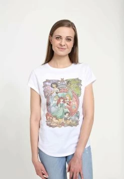 Disney Princesses Princess Power - T-Shirt Print - White