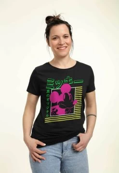 Disney Mickey Mouse & Friends Mickey Kanji- T-Shirt Print - Black -Disney 13994952d41247188b336a8099184e58