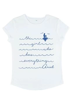Disney The Little Mermaid Airle - T-Shirt Print - White -Disney 18c124cc81b14d878d2699fdb0f6fc32
