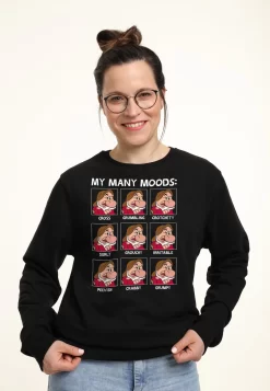 Disney Snow White And The Seven Dwarfs Grumpy Moods - Sweater - Black