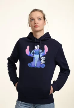 Disney Lilo & Stitch Cute Ducks - Hoodie - Navy Blue