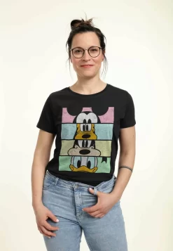 Disney Mickey Classic Crew Crop - T-Shirt Print - Black -Disney 275ec9b6e5464757aac8a1f9b89be7c7 scaled