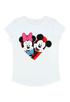 Disney Mickey Mouse Mickey Minnie Heart - T-Shirt Print - White 10 Disney Mickey Mouse Mickey Minnie Heart - T-Shirt Print - White -Disney 283592acf71b44518abf16d71f7f3207 scaled