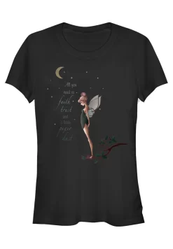 Disney Peter Pan Tink Fall - T-Shirt Print - Black