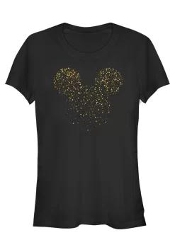 Disney Mickey Classic Mickey Confetti Fill - T-Shirt Print - Black