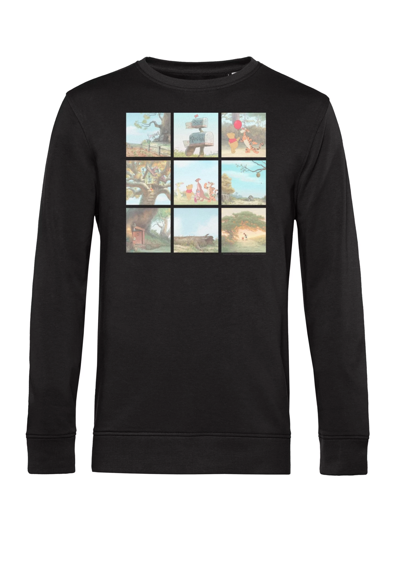 Disney Winnie The Pooh Pooh Scenes - Sweater - Black 4 Disney Winnie The Pooh Pooh Scenes - Sweater - Black - Afbeelding 4