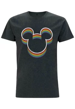 Disney Mickey Classic Rainbow Ears Unisex - T-Shirt Print - Melange Black -Disney 2fcb1511e81640a9942c9509371a614b scaled