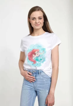 Disney The Little Mermaid Sea Colors - T-Shirt Print - White