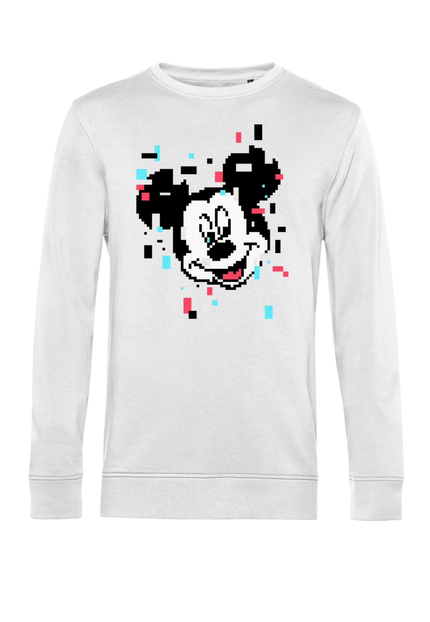 Disney Mickey Mouse Pixel Mickey - Sweater - White 4 Disney Mickey Mouse Pixel Mickey - Sweater - White - Afbeelding 4