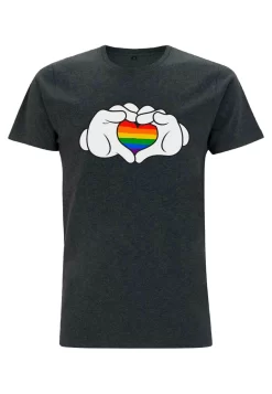 Disney Classic Mickey Rainbow Love Unisex - T-Shirt Print - Melange Black -Disney 38509bfa519b48f4ad8922f69662029d scaled