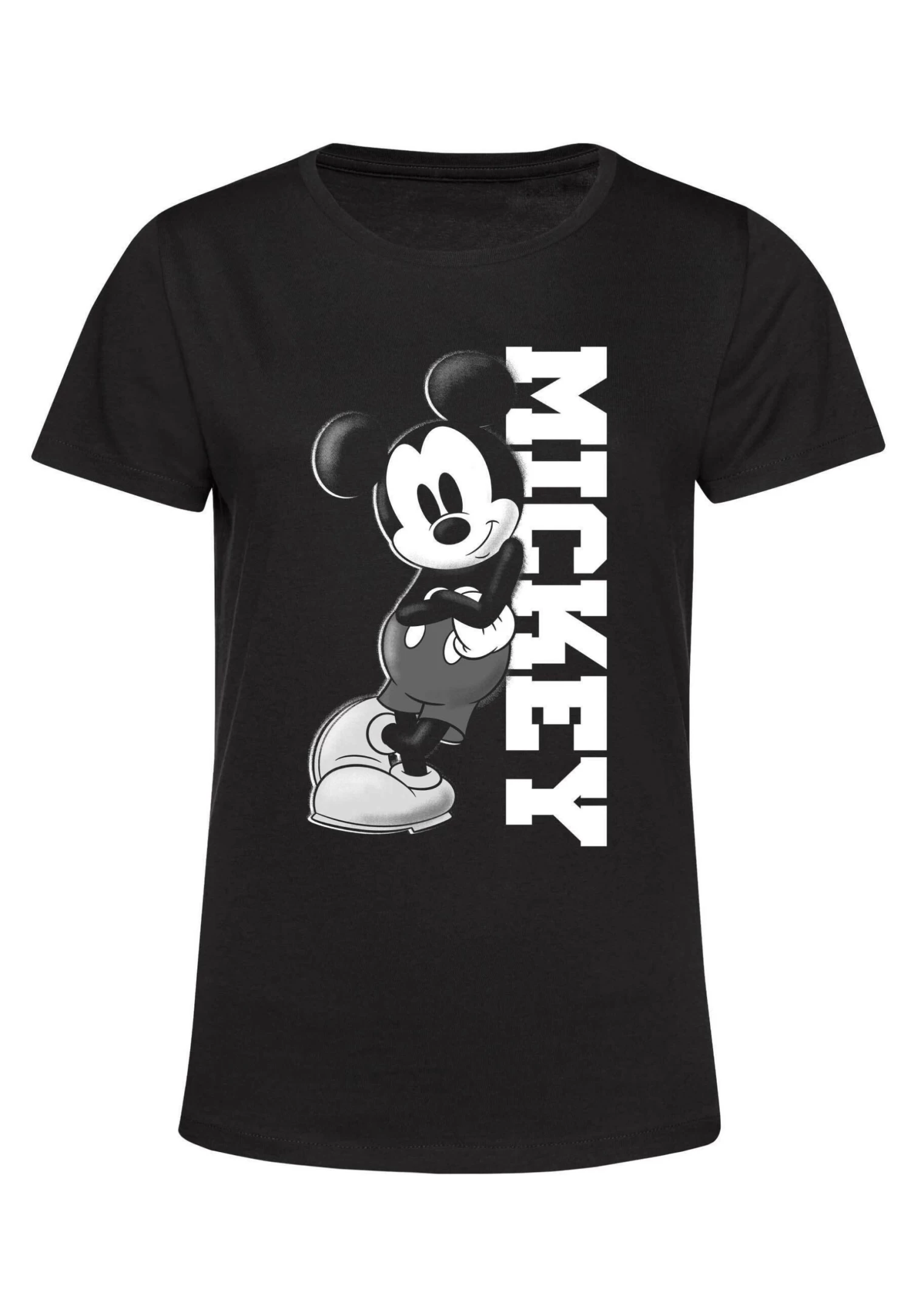 Disney Classic Mickey Mickey Lean - T-Shirt Print - Black 5 Disney Classic Mickey Mickey Lean - T-Shirt Print - Black - Afbeelding 5