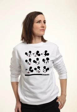 Disney Classic Mickey Mickey Expressions - Sweater - White