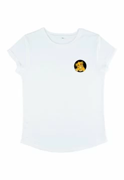 Disney The Lion King Simba Patch - T-Shirt Print - White -Disney 3ce7437daadc4c76aad65a66d5762a46
