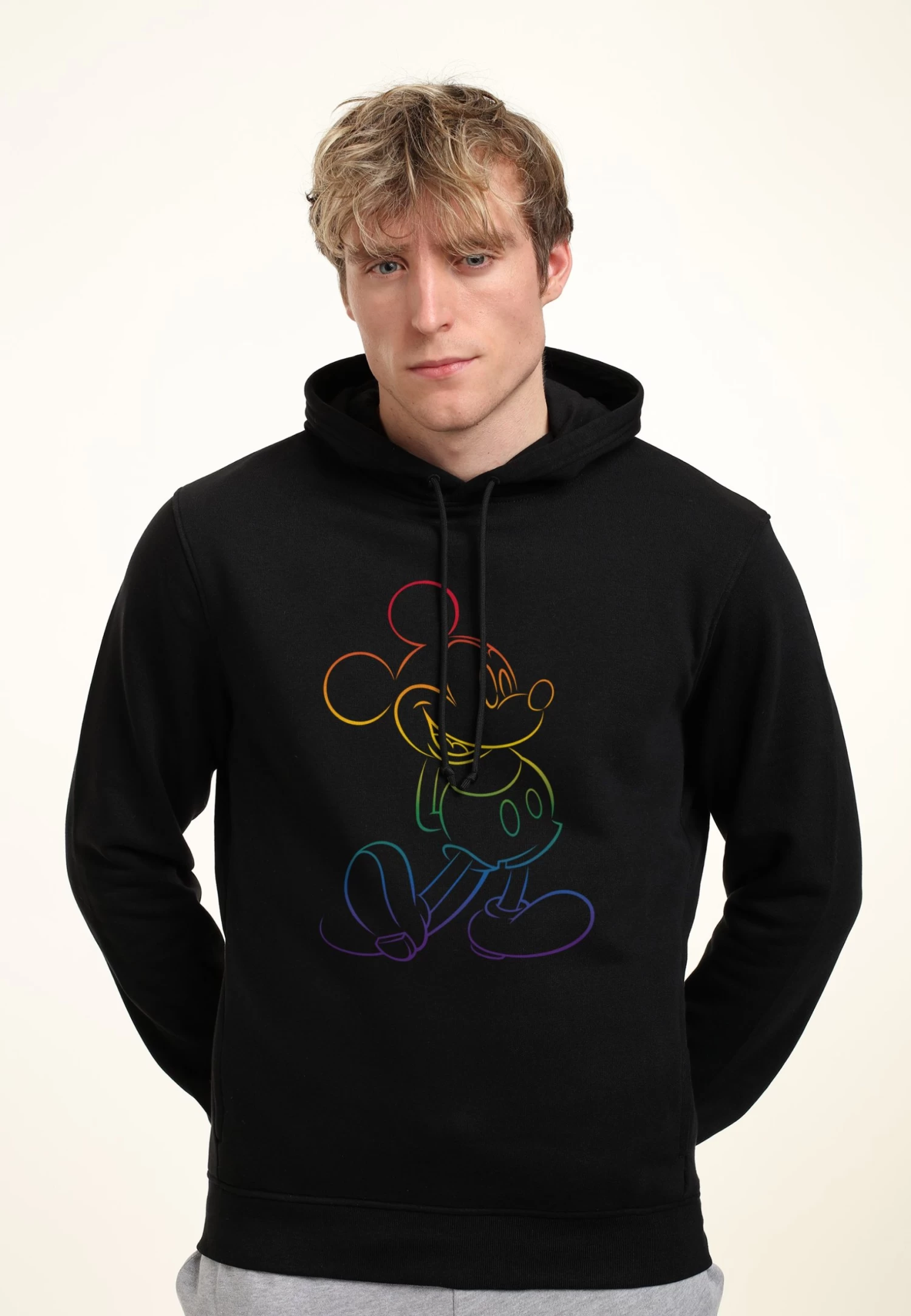 Disney Mickey Mouse Big Pride - Hoodie - Black 4 Disney Mickey Mouse Big Pride - Hoodie - Black - Afbeelding 4