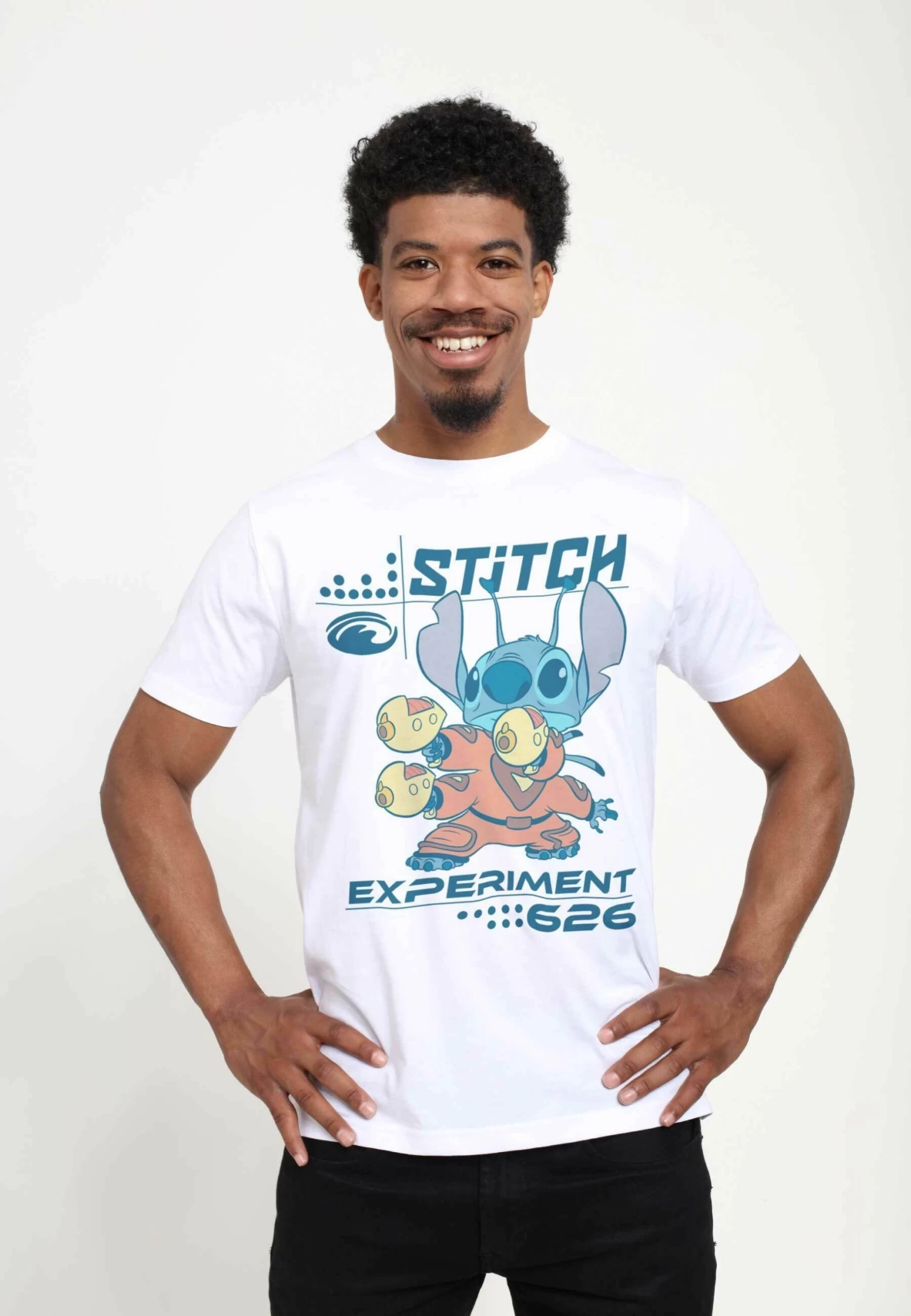 Disney Lilo & Stitch Experiment 626 Unisex - T-Shirt Print - White 1 Disney Lilo & Stitch Experiment 626 Unisex - T-Shirt Print - White