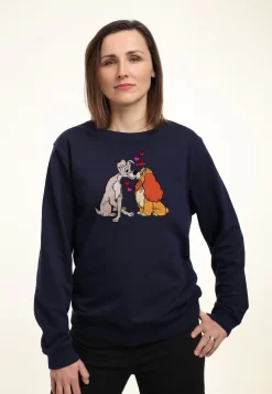 Disney Lady And The Tramp Puppy Love - Sweater - Navy Blue