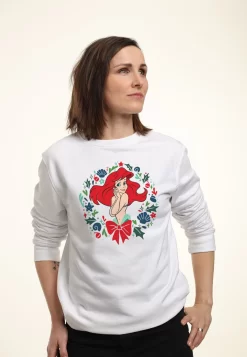 Disney The Little Mermaid Festive Ariel - Sweater - White -Disney 45dd2634dab540528fc25d37463ec277 scaled
