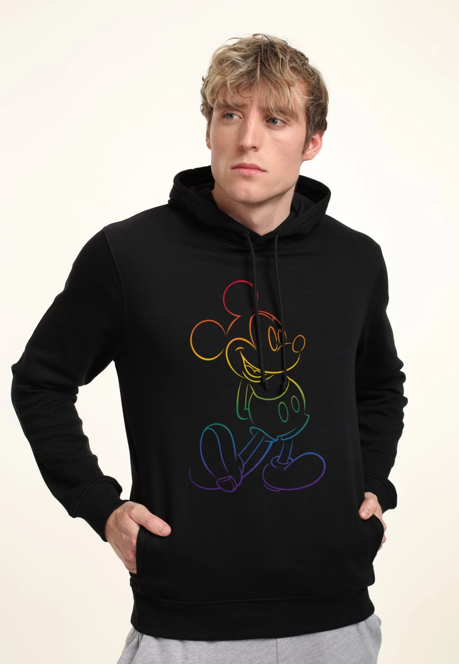 Disney Mickey Mouse Big Pride - Hoodie - Black 1 Disney Mickey Mouse Big Pride - Hoodie - Black