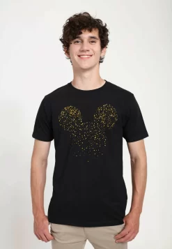 Disney Mickey Classic Mickey Confetti Fill Unisex - T-Shirt Print - Black