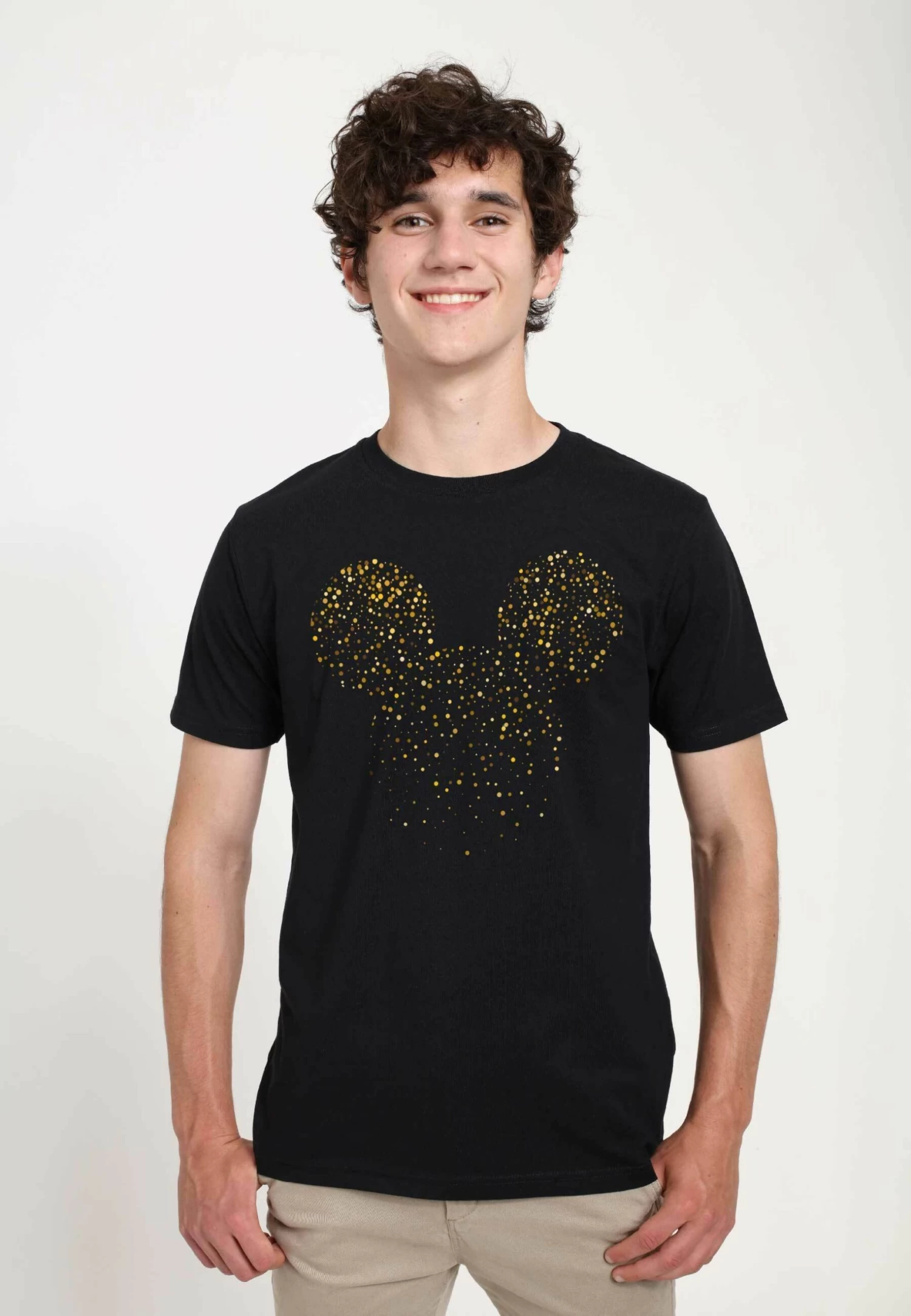 Disney Mickey Classic Mickey Confetti Fill Unisex - T-Shirt Print - Black 1 Disney Mickey Classic Mickey Confetti Fill Unisex - T-Shirt Print - Black