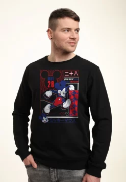 Disney Mickey Classic Sporty Technical Mickey - Sweater - Black