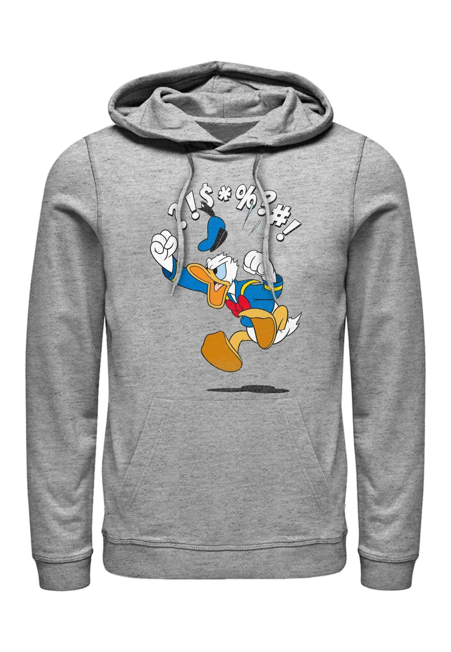 Disney Classics Unisex Donald Jump Hoodie - Hoodie - Melange Grey 1 Disney Classics Unisex Donald Jump Hoodie - Hoodie - Melange Grey