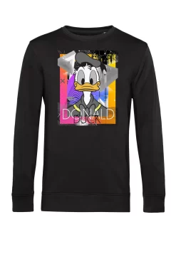 Disney Mickey Classic Eighties Duck - Sweater - Black -Disney 60a4c11f38344889975fc67b82f637ed scaled