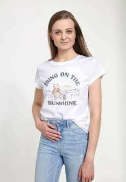 Disney Winnie The Pooh Bring On The Sunshine - T-Shirt Print - White -Disney 631061e0eb6a43fe84cdd15aa9e0cc76