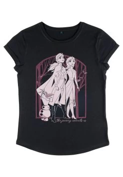 Disney Frozen 2 Forest Frame - T-Shirt Print - Black -Disney 6534cff6dc4a40a5988cffcfbbdfeeae