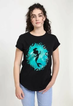 Disney The Little Mermaid Ariels Grotto - T-Shirt Print - Black