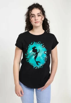 Disney The Little Mermaid Ariels Grotto - T-Shirt Print - Black