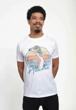 Disney The Lion King Hakuna Unisex - T-Shirt Print - White