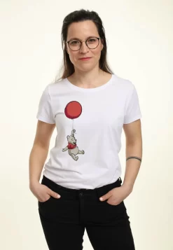 Disney Winnie The Pooh Balloon Winnie - T-Shirt Print - White