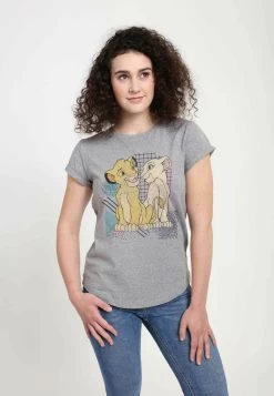 Disney The Lion King Lion King Nostalgia - T-Shirt Print - Melange Grey