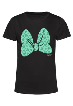 Disney Mickey Classic Clover Bow - T-Shirt Print - Black -Disney 6e8c7db568594b4a8115500cffb82876 scaled