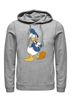 Disney Classics Unisex Traditional Donald Hoodie - Hoodie - Melange Grey