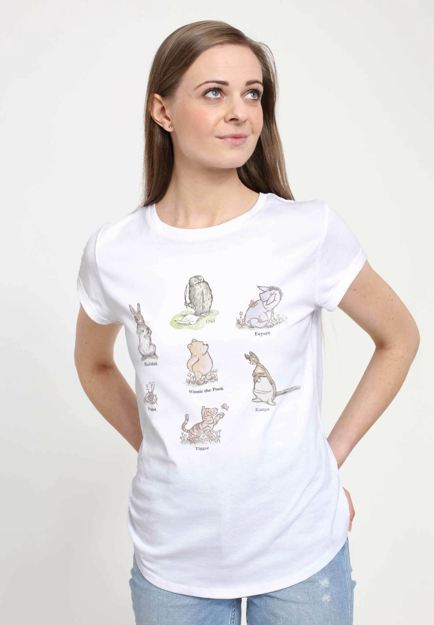 Disney Winnie The Pooh Winnie Poster - T-Shirt Print - White 4 Disney Winnie The Pooh Winnie Poster - T-Shirt Print - White - Afbeelding 4