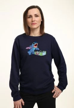 Disney Lilo & Stitch Dj Stitch - Sweater - Navy Blue