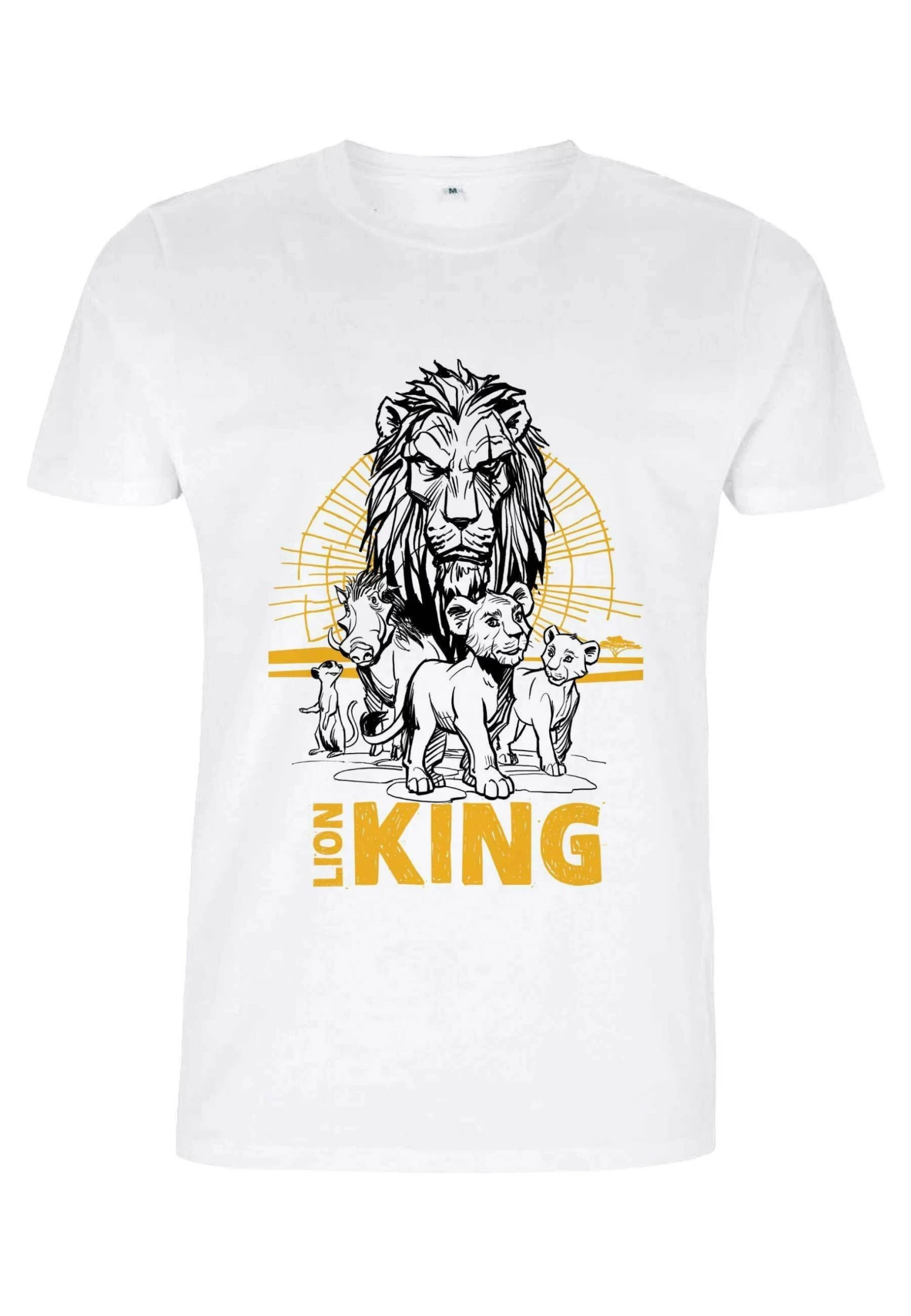 Disney Lion King Lion King Group Unisex - T-Shirt Print - White 5 Disney Lion King Lion King Group Unisex - T-Shirt Print - White - Afbeelding 5